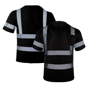 Reflektierende Klebebaubauarbeiter T-Shirt High Vis Hemden